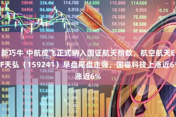 新巧牛 中航成飞正式纳入国证航天指数，航空航天ETF天弘（159241）早盘尾盘走强，国睿科技上涨近6%