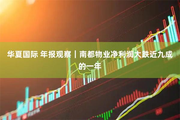 华夏国际 年报观察｜南都物业净利润大跌近九成的一年
